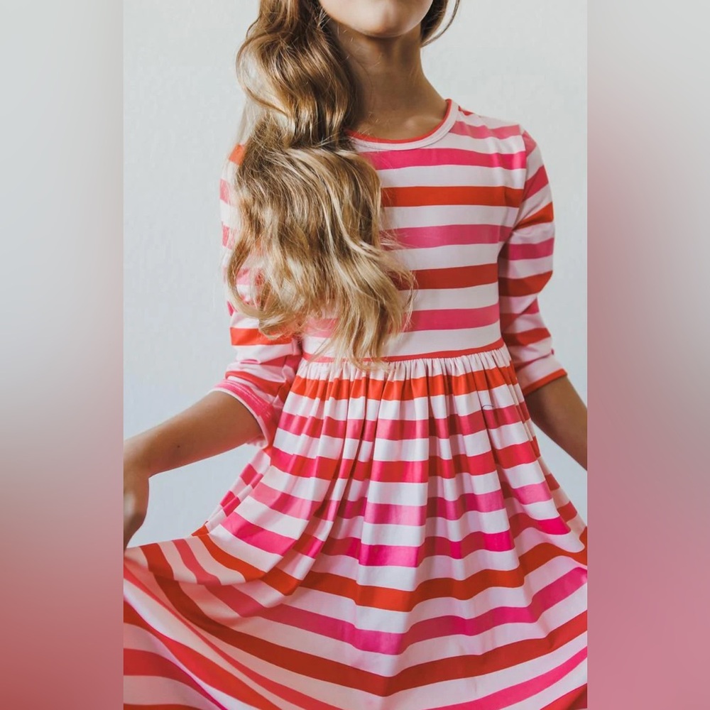 Mila & Rose 2T Girl Valentine’s Day All You Need Is Love Twirl Dress - Picture 2 of 16
